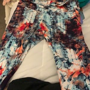 Tie dye workout pants